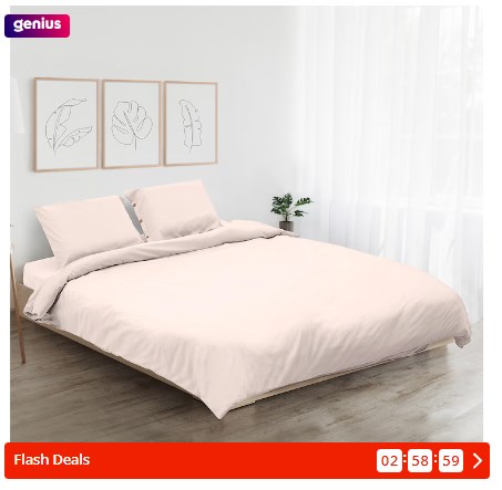 BF EXPRESS: Lenjeria de pat pentru 2 persoane <b>Heinner Home</b>, 100%
