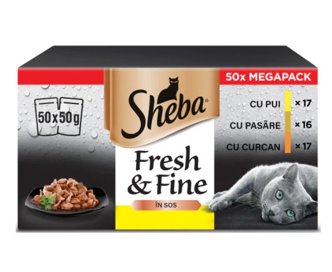 BF EXPRESS: Hrana umedă pentru pisici <b>Sheba Delices Du Jour</b>,