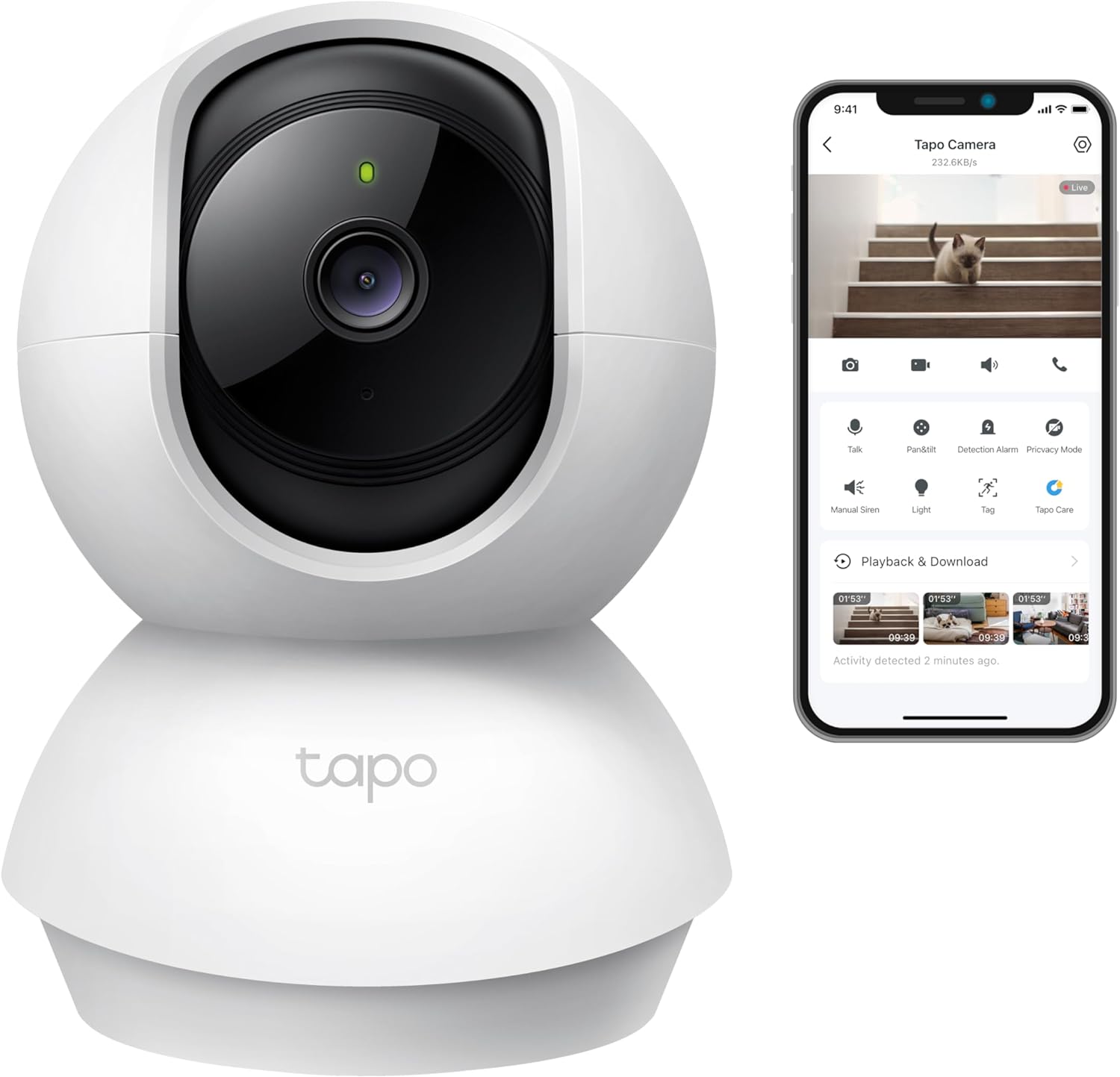BF EXPRESS: Camera <b>TP-Link Tapo C210 WiFi IP</b>, cu funcie Pan