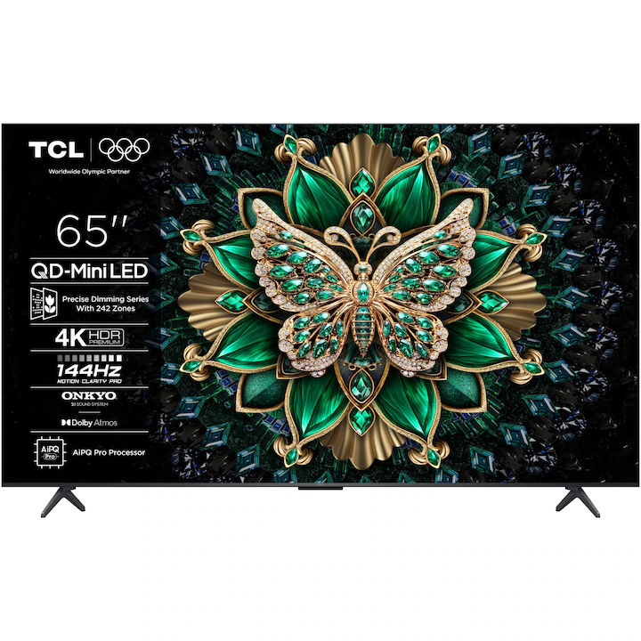 BF EXPRESS: Televizorul <b>TCL MiniLED 65C6K</b>, 164 cm, 4K, 100Hz i