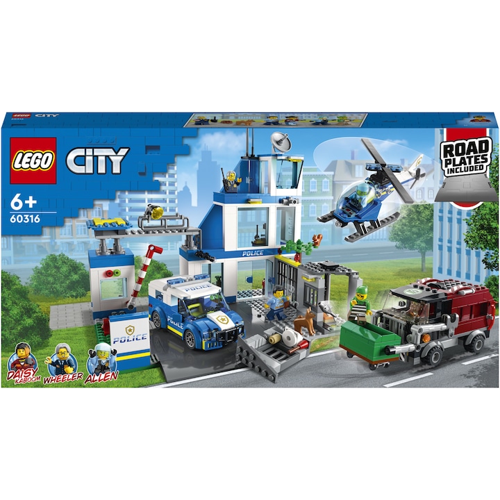 BF EXPRESS: Setul <b>LEGO City Secie de poliie</b> (60316), cu