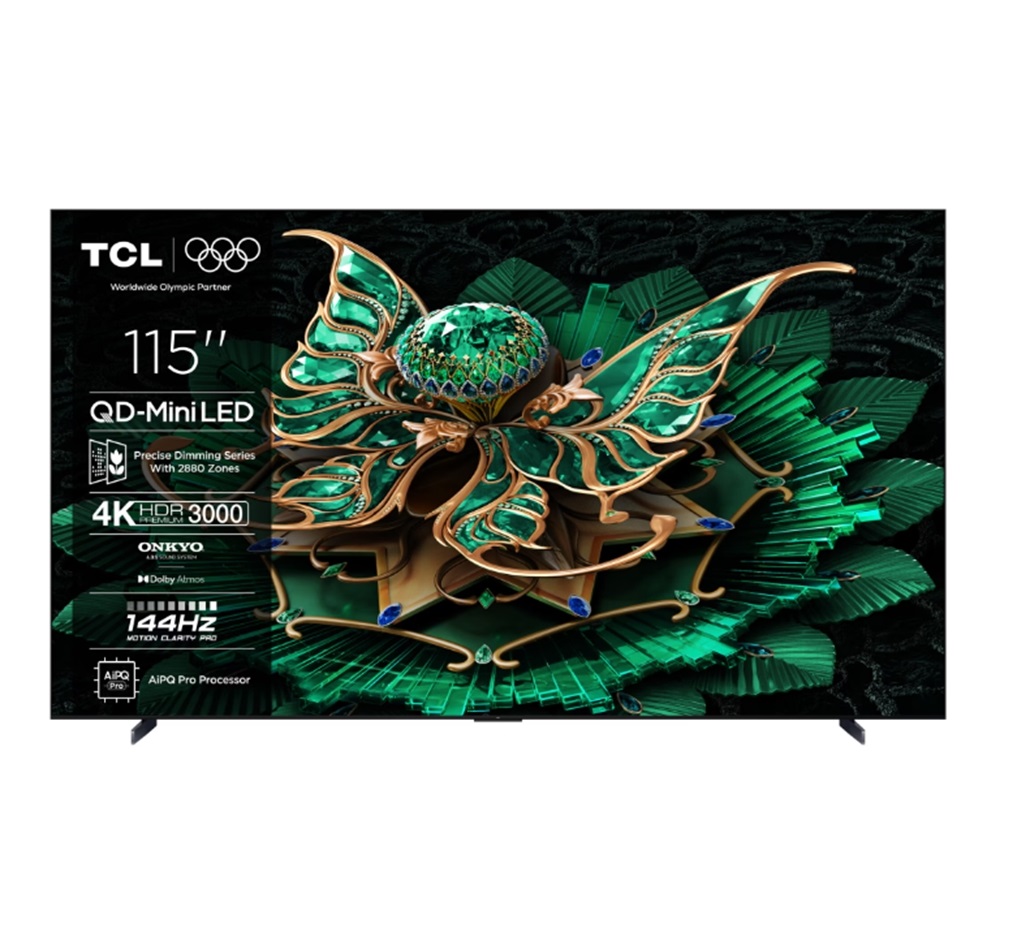 BF EXPRESS: <b>TCL MiniLED 115C7K</b>, un colos de 291 cm cu Google TV,