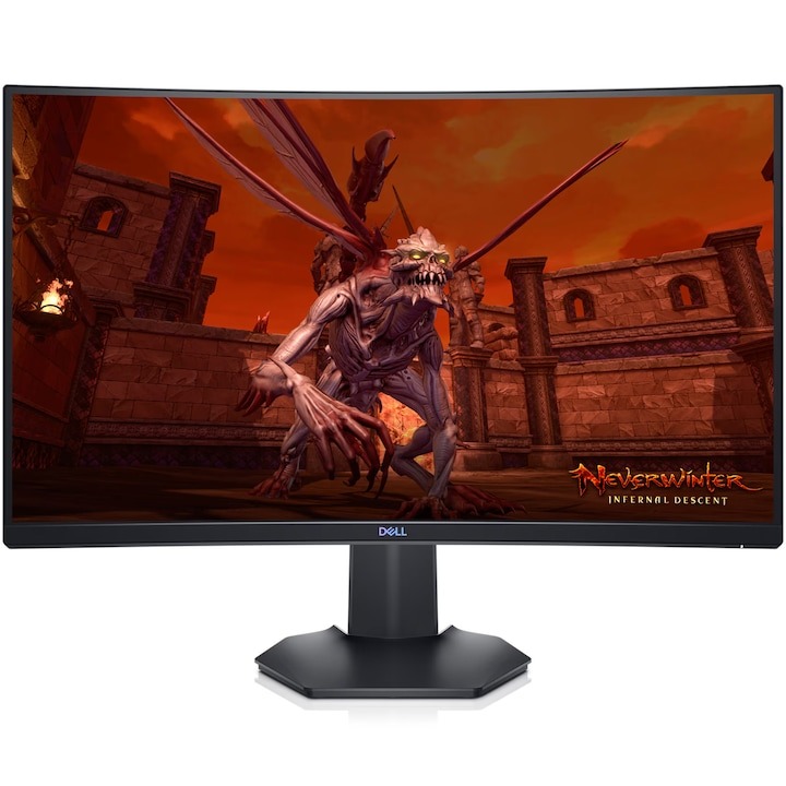 BF EXPRESS: <b>Monitorul curbat Dell</b> de 27 inch cu panel VA, 144Hz,