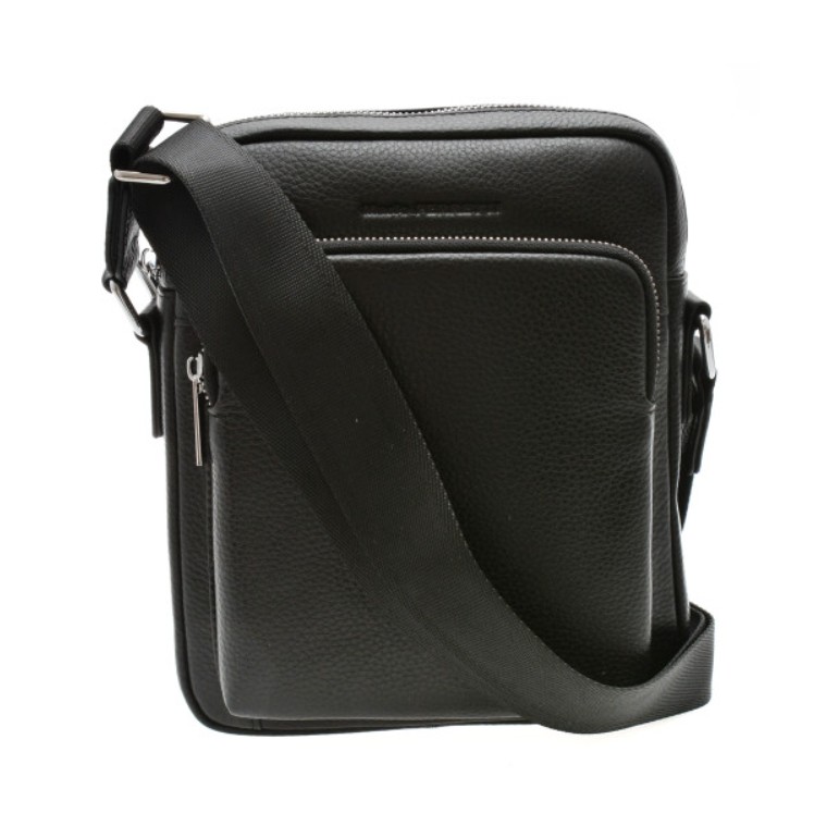 BF EXPRESS: Borseta <b>Mario Ferretti</b> neagr, din piele natural,