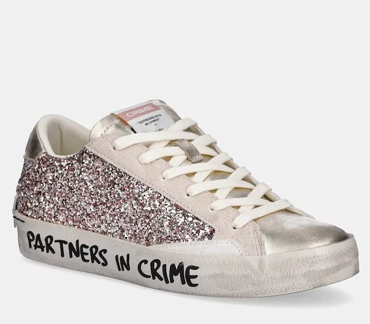BF EXPRESS: Sneakersii <b>Crime London Distressed</b> din piele,