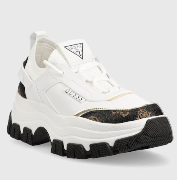 BF EXPRESS: Sneakersii <b>Guess Braydin</b> albi sunt acum <b>379