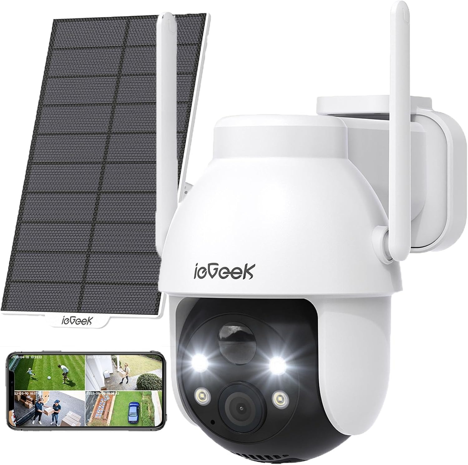 BF EXPRESS: Camera de supraveghere solar <b>ieGeek ZY-C2 2K</b>, cu