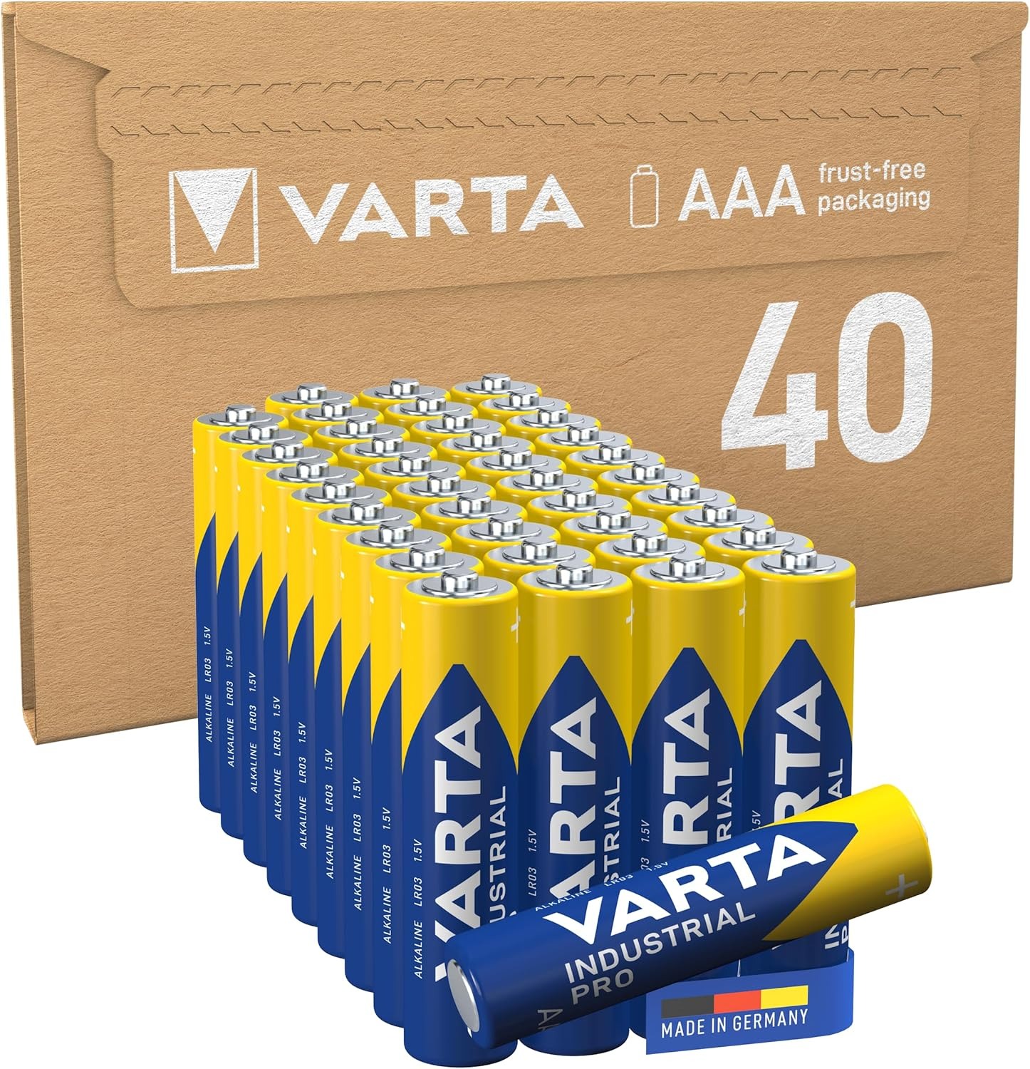 BF EXPRESS: Setul de 40 de baterii alcaline AAA <b>Varta</b>, fabricate