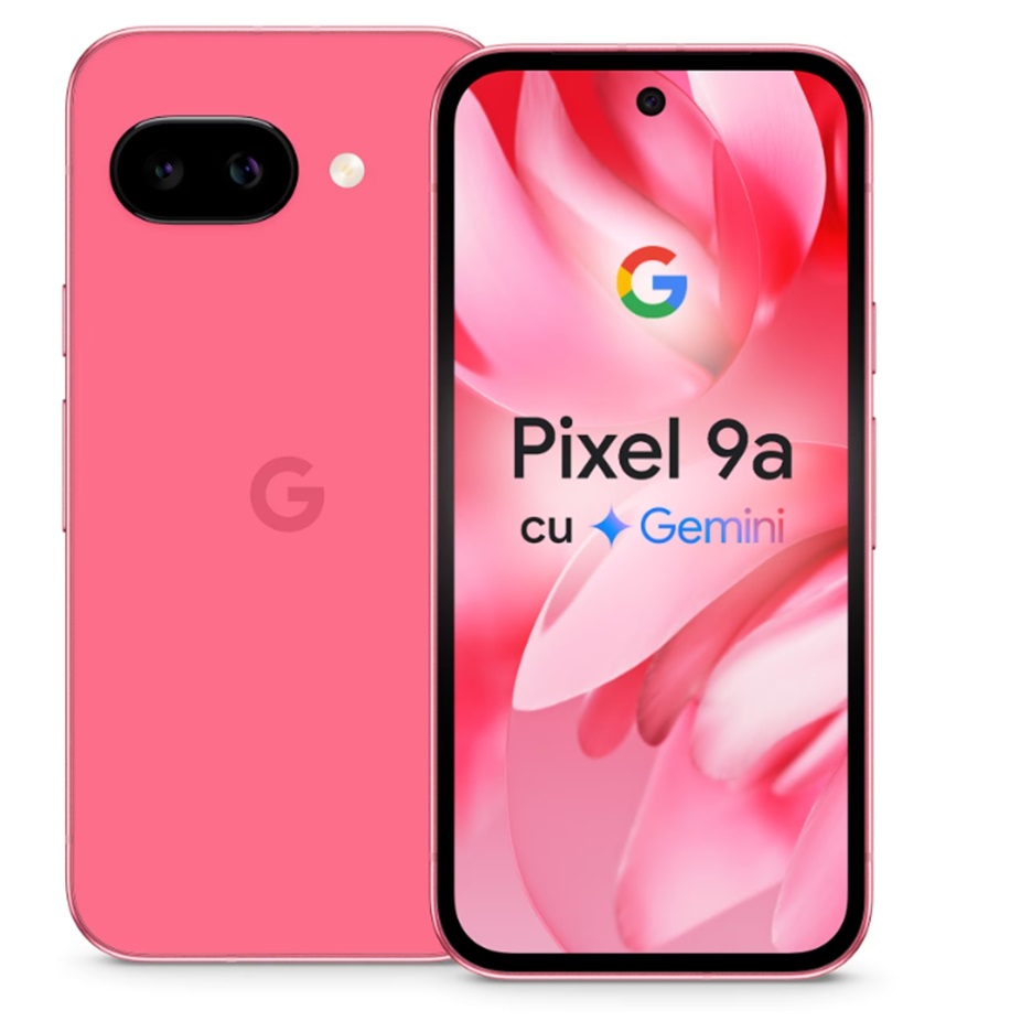 BF EXPRESS: <b>Google Pixel 9a</b>, varianta Peony cu 128GB i 8GB RAM,