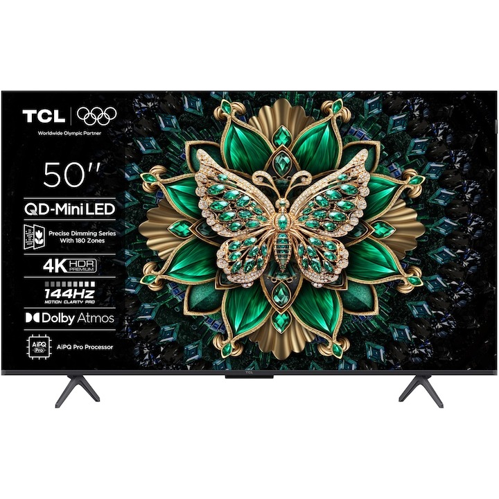 BF EXPRESS: <b>TCL 50C6K</b> vine cu tehnologie QD-MiniLED, refresh