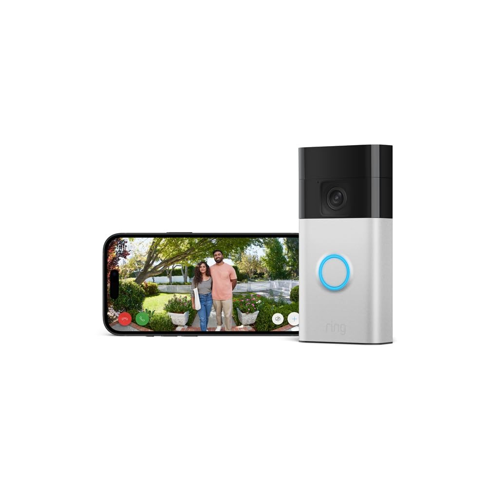 BF EXPRESS: <b>Ring Battery Video Doorbell</b> (model 2024) cu video HD