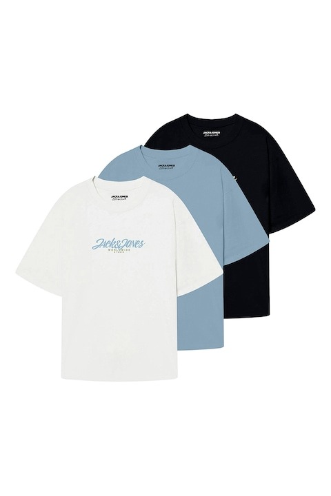 BF EXPRESS: <b>Setul Jack & Jones</b> cu 3 tricouri din bumbac (alb,