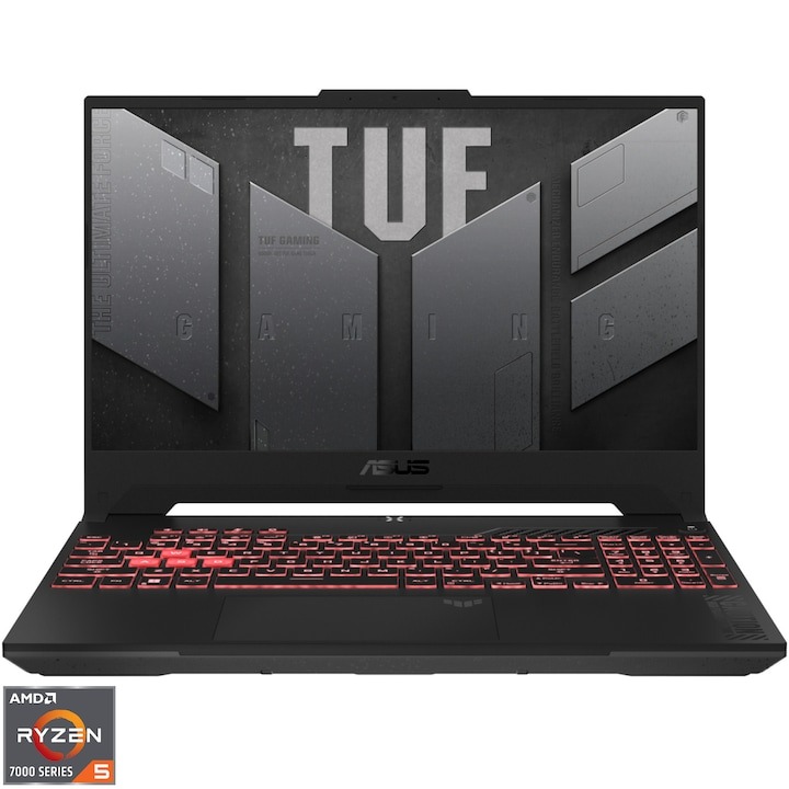 BF EXPRESS: Laptopul <b>ASUS TUF Gaming A15 cu Ryzen 5 7535HS</b>, RTX