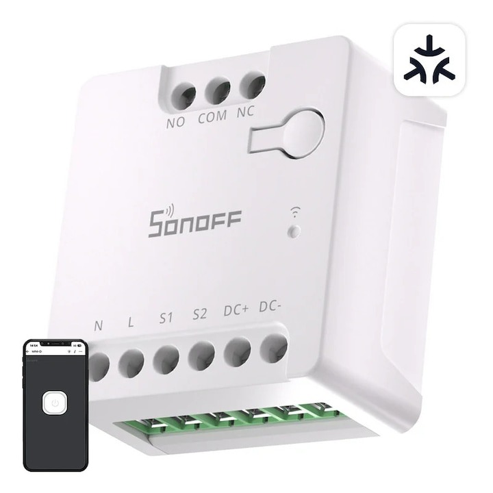 BF EXPRESS: <b>Releul smart WiFi Sonoff MINI-D</b>, compatibil Matter