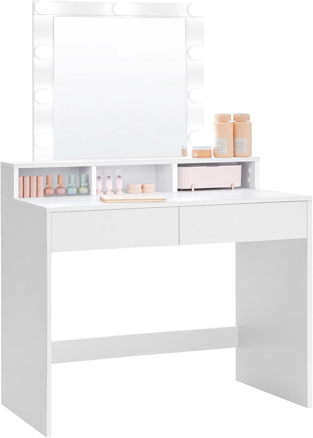 BF EXPRESS: Masa de machiaj <b>VASAGLE RDT114W01</b>, cu oglind i 9
