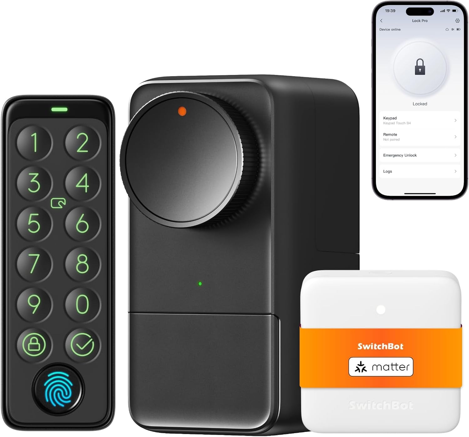 BF EXPRESS: <b>SwitchBot Smart Lock Pro</b> cu tastatur tactil i