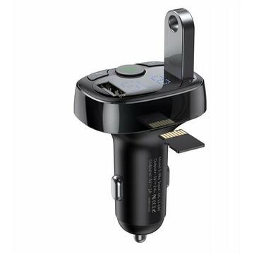 BF EXPRESS: <b>Modulatorul FM Baseus</b> T-Typed CCTM-01 cu Bluetooth,