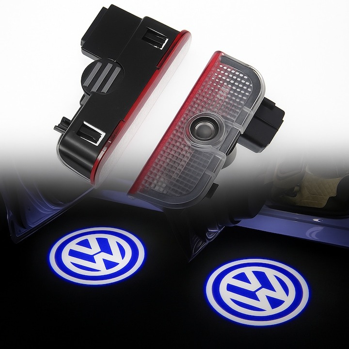 BF EXPRESS: <b>Setul de lmpi LED</b> cu logo pentru portiere VW (Golf