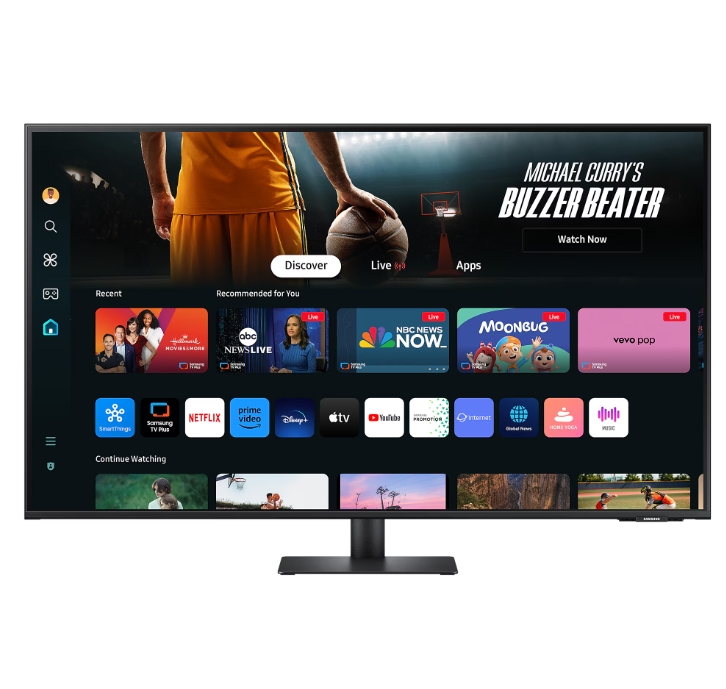 BF EXPRESS: Monitorul <b>Samsung Smart M7</b> de 43 inch, UHD 4K cu timp