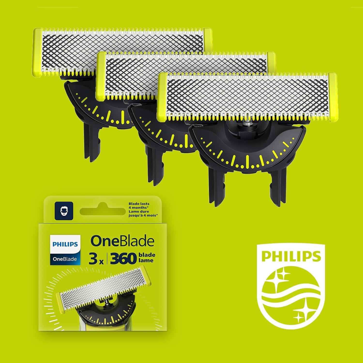 BF EXPRESS: Capetele de ras <b>Philips OneBlade Original 360</b> (model