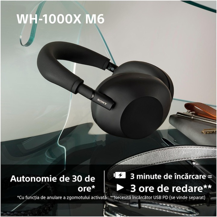 BF EXPRESS: Ctile <b>Sony WH-1000XM6B</b> cu Bluetooth, noise