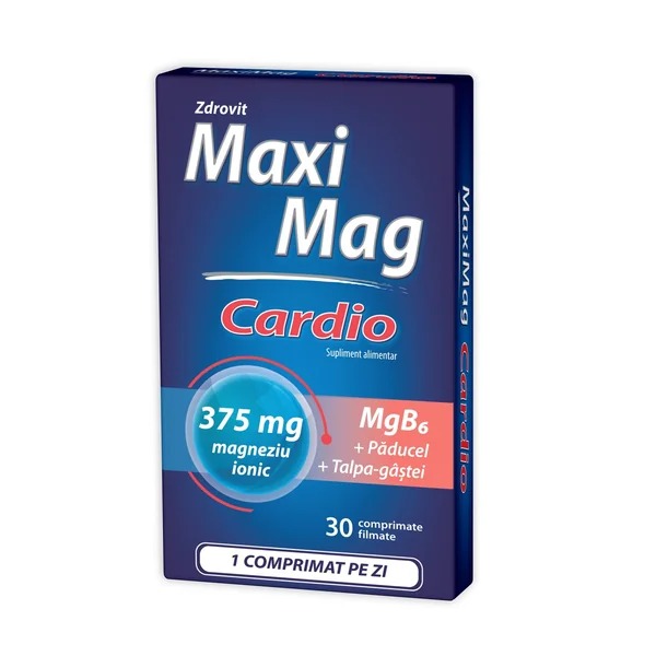 BF EXPRESS: <b>MaxiMag Cardio 375mg</b> de la Zdrovit (30 comprimate)