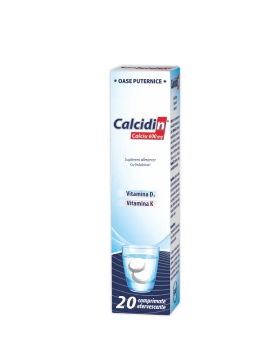 BF EXPRESS: <b>Calcidin 600 mg</b> de la Zdrovit (20 comprimate