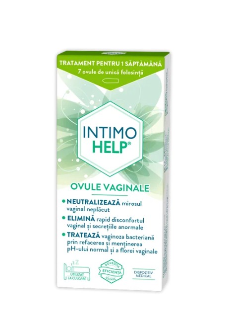BF EXPRESS: <b>Ovulele vaginale Intimohelp </b>(7 buci) trateaz