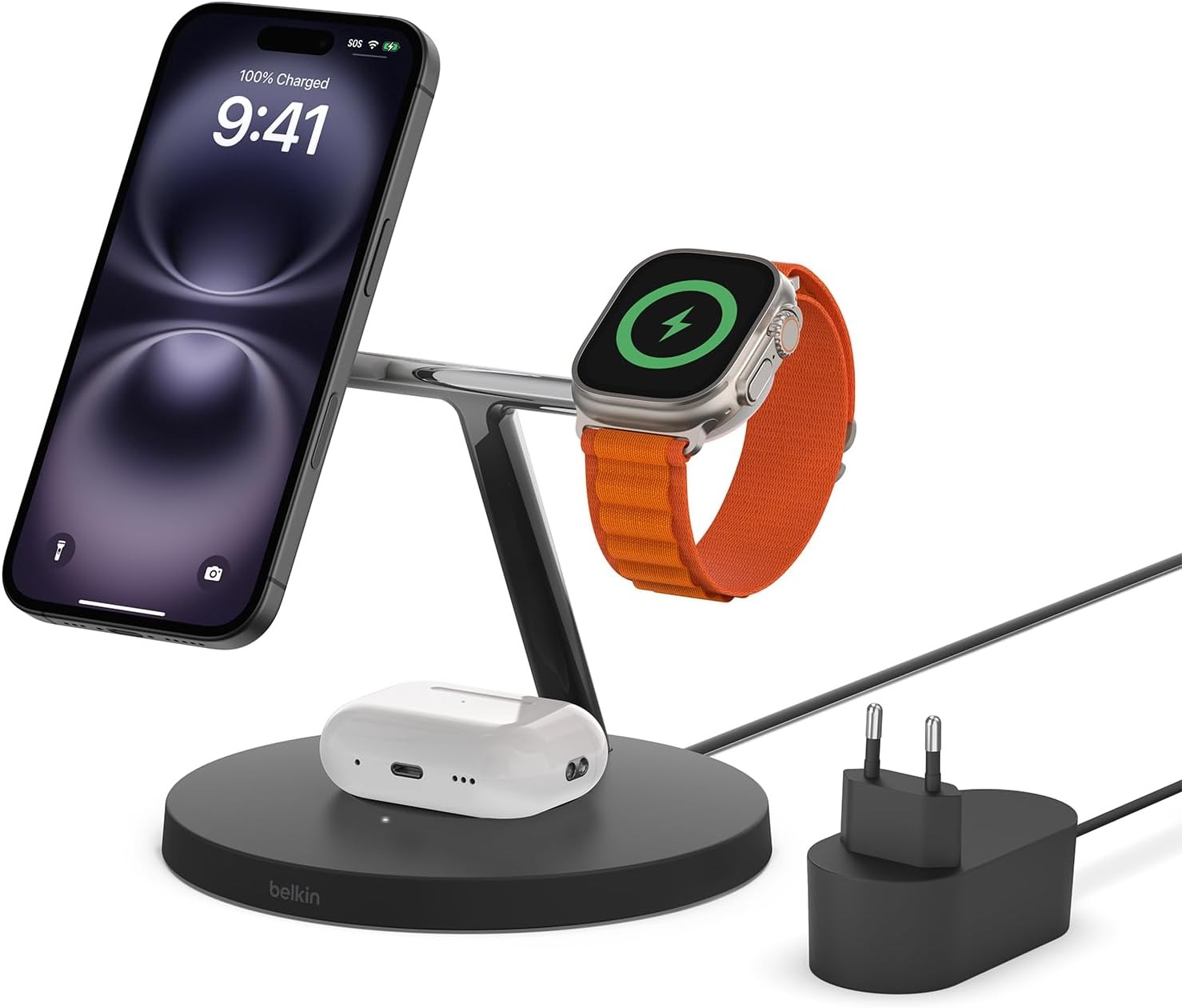 BF EXPRESS: Staia de ncrcare wireless <b>Belkin MagSafe 3 n