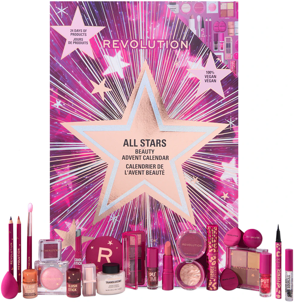 BF EXPRESS: Calendarul de Crciun <b>Makeup Revolution All Stars</b> cu