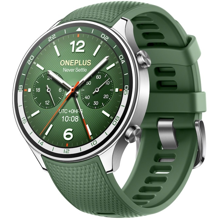 BF EXPRESS: <b>OnePlus Watch 2R Forest Green</b>, cu ecran AMOLED, GPS