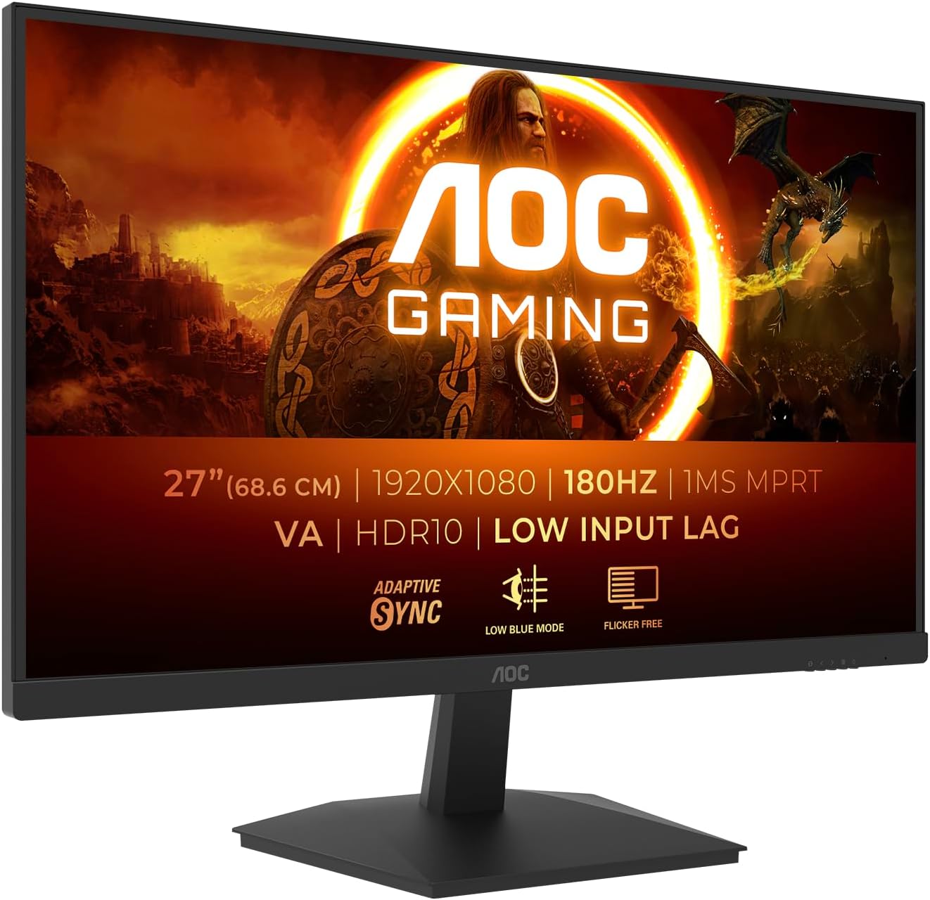 BF EXPRESS: Monitorul de gaming<b> AOC 27G15N</b>, 27 inch Full HD cu