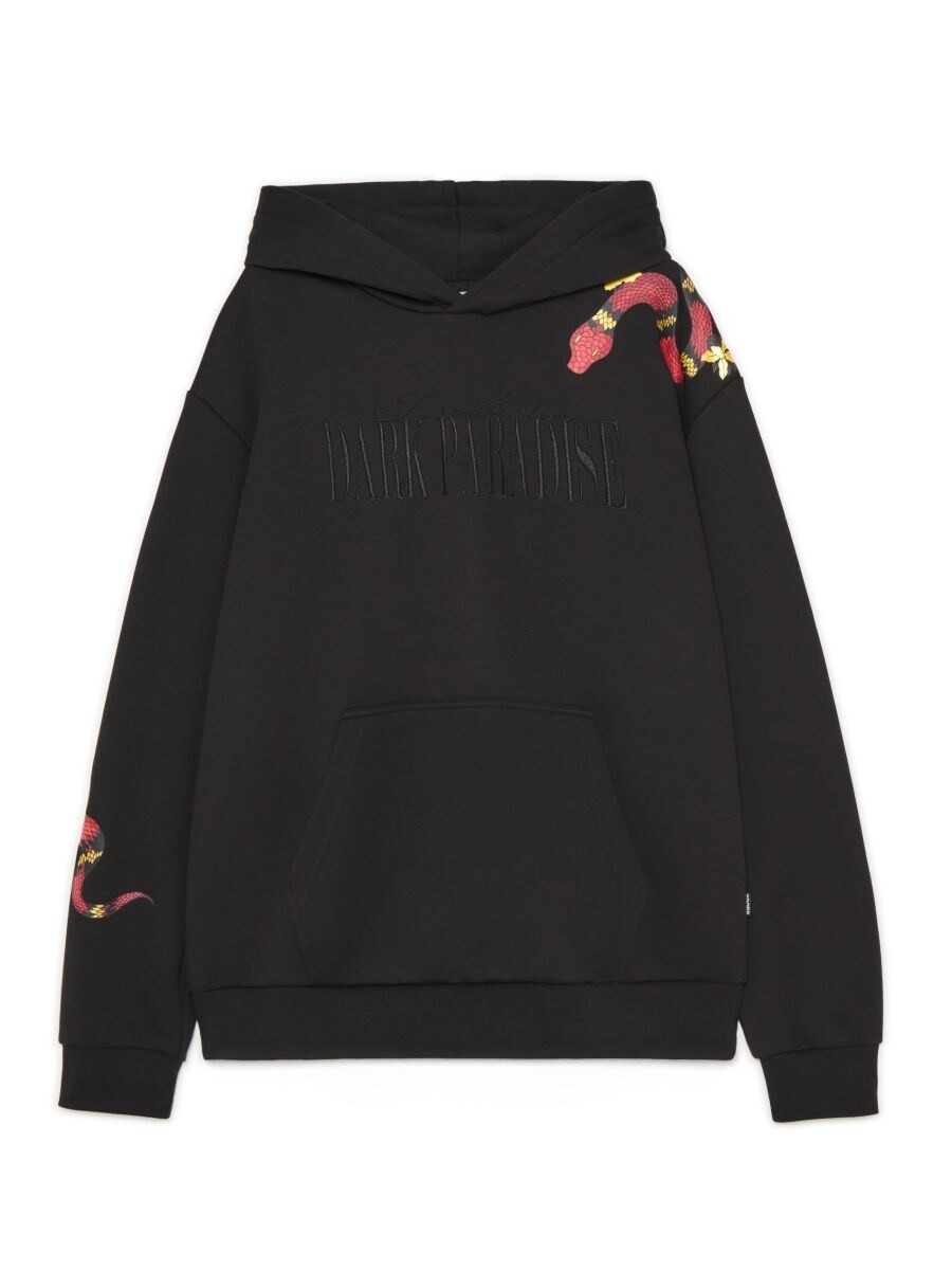 BF EXPRESS: <b>Bluza neagr</b> cu imprimeu de la <u>Cropp</u>, cu