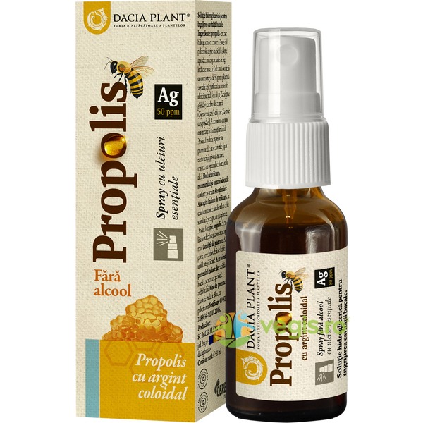 BF EXPRESS: Spray-ul <b>Propolis cu Argint Coloidal</b> fr alcool