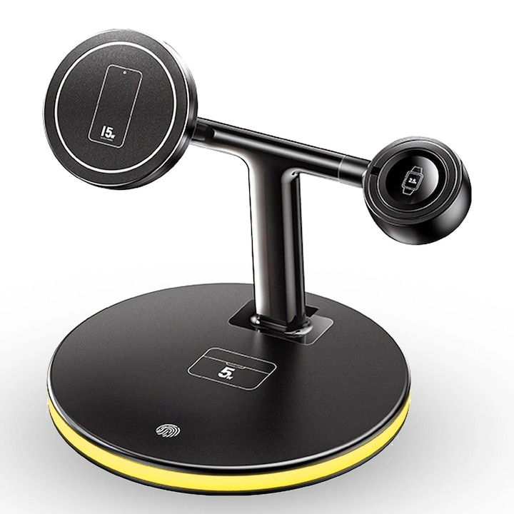 BF EXPRESS: <b>Incarcatorul wireless</b> 4 n 1 Timebox, cu fast charge