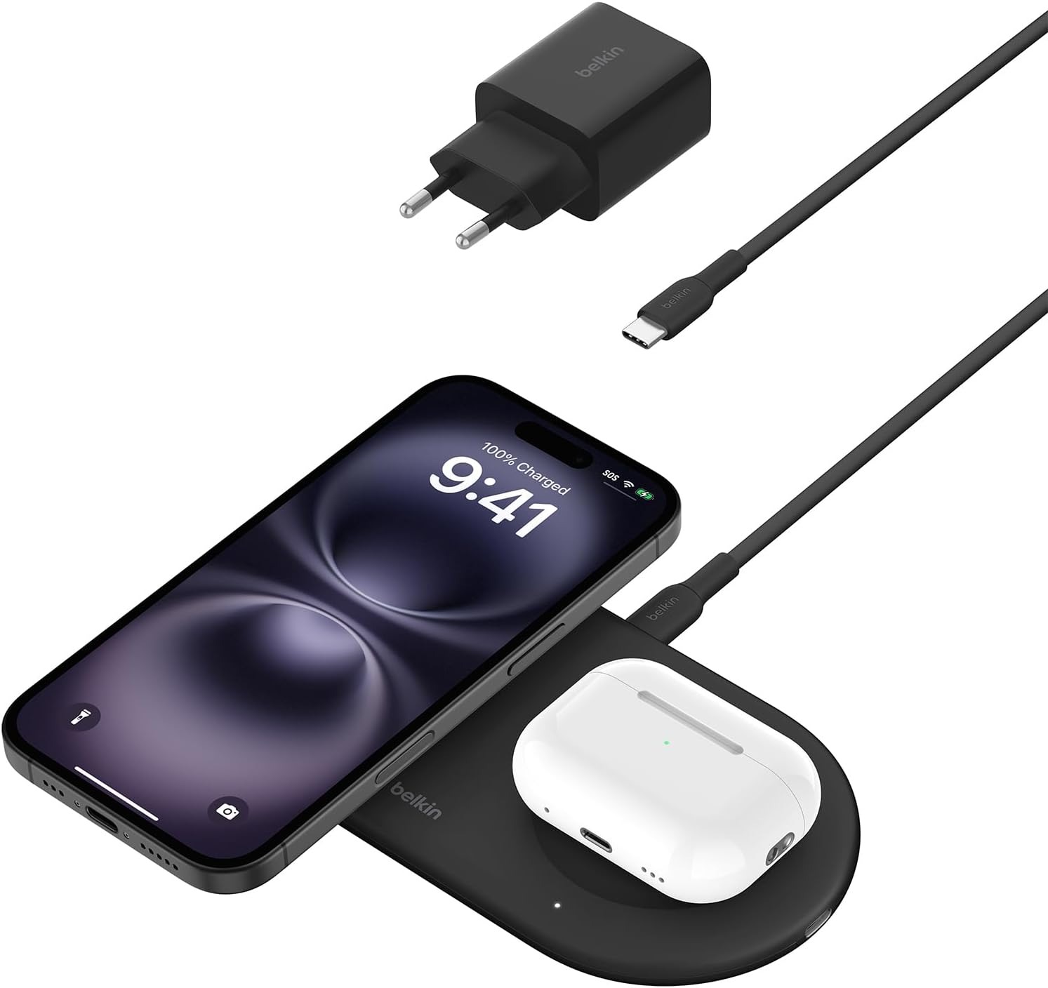 BF EXPRESS: Staia wireless <b>Belkin BoostCharge Pro 2-in-1</b> cu