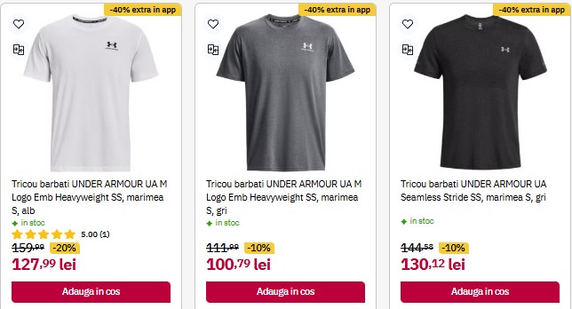 BF EXPRESS: Mai multe articole <b>Under Armour</b> de pe