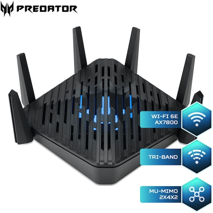 BF EXPRESS: Routerul de gaming <b>Acer PREDATOR CONNECT W6</b> cu Wi-Fi