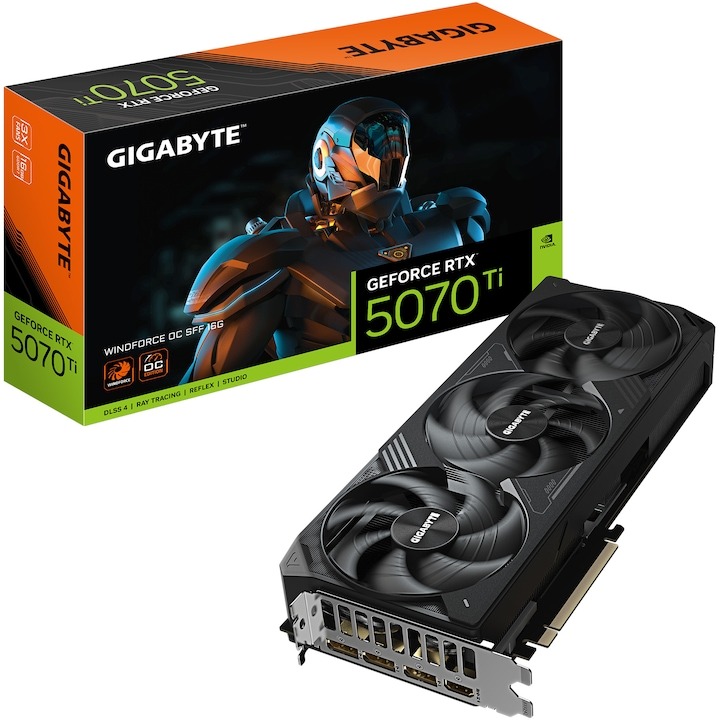 BF EXPRESS: Placa video <b>GIGABYTE GeForce RTX 5070 Ti WINDFORCE OC