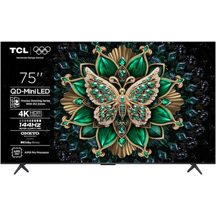 BF EXPRESS: Televizorul <b>TCL QD-MiniLed 75C6K</b> de 189 cm (model