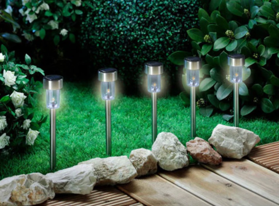 BF EXPRESS: <b>Setul de 6 lmpi solare LED Kring din inox</b>, perfecte