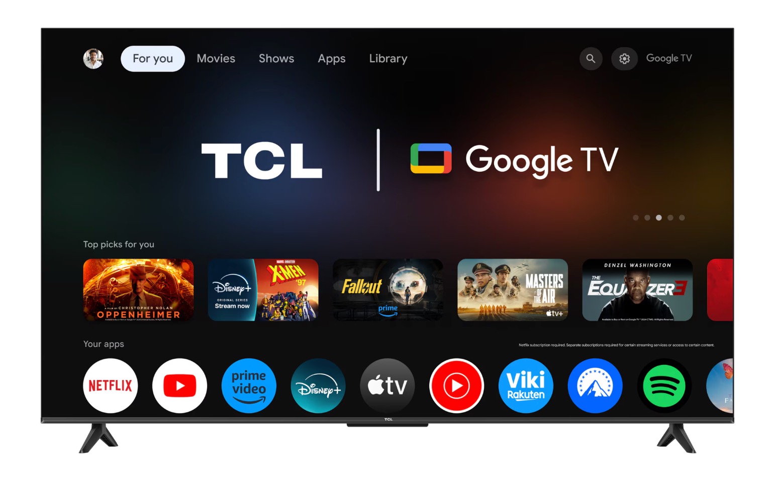 BF EXPRESS: <b>Televizorul TCL 55P6K</b>, cu ecran de 139 cm, 4K Ultra