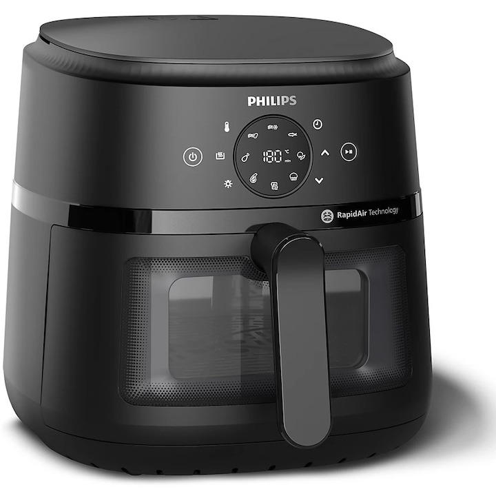 BF EXPRESS: Friteuza cu aer cald <b>Philips Airfryer NA230/00</b>, cu 13