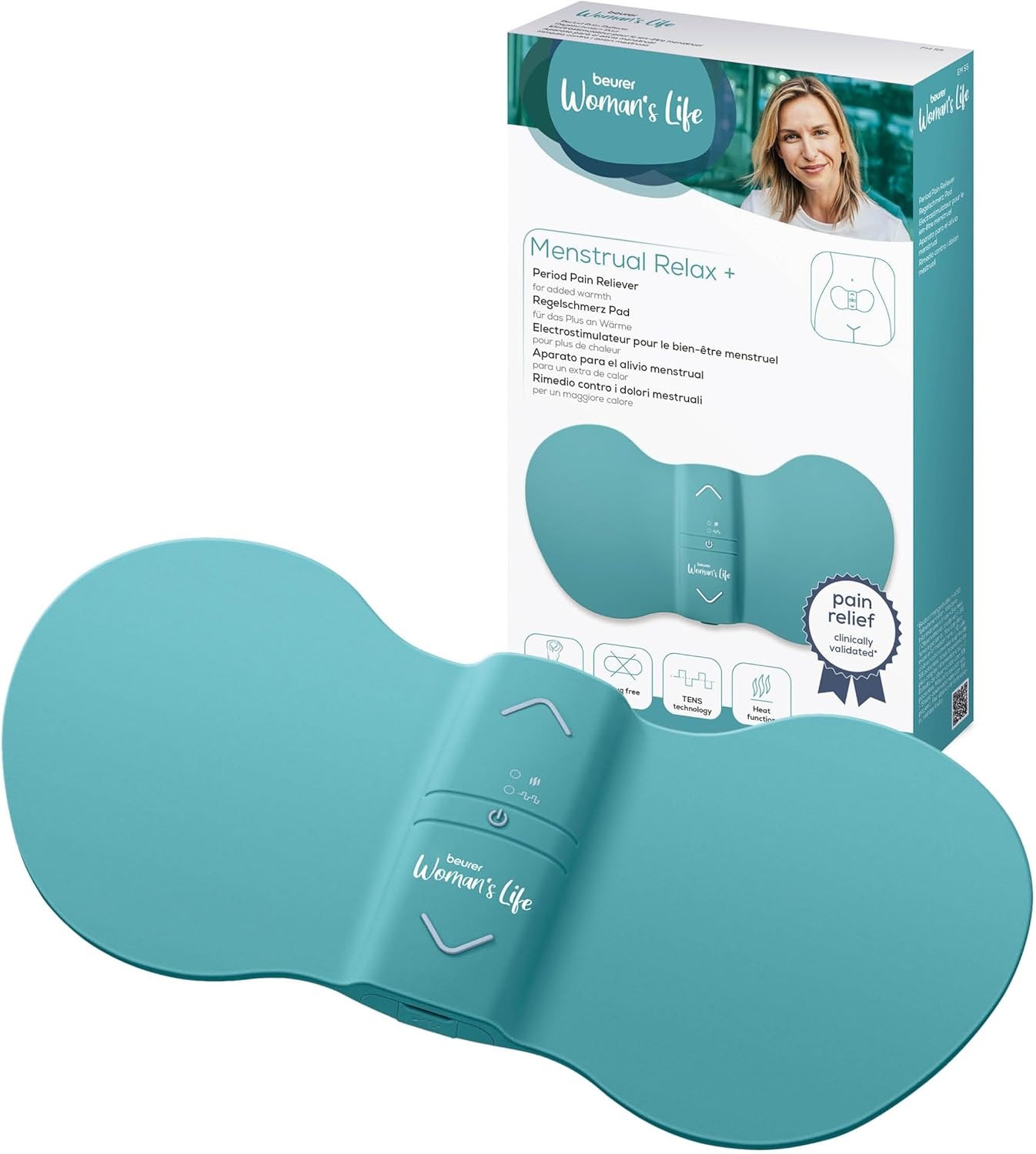 BF EXPRESS: Dispozitivul<b> Beurer EM 55 Menstrual Relax+</b>, ideal