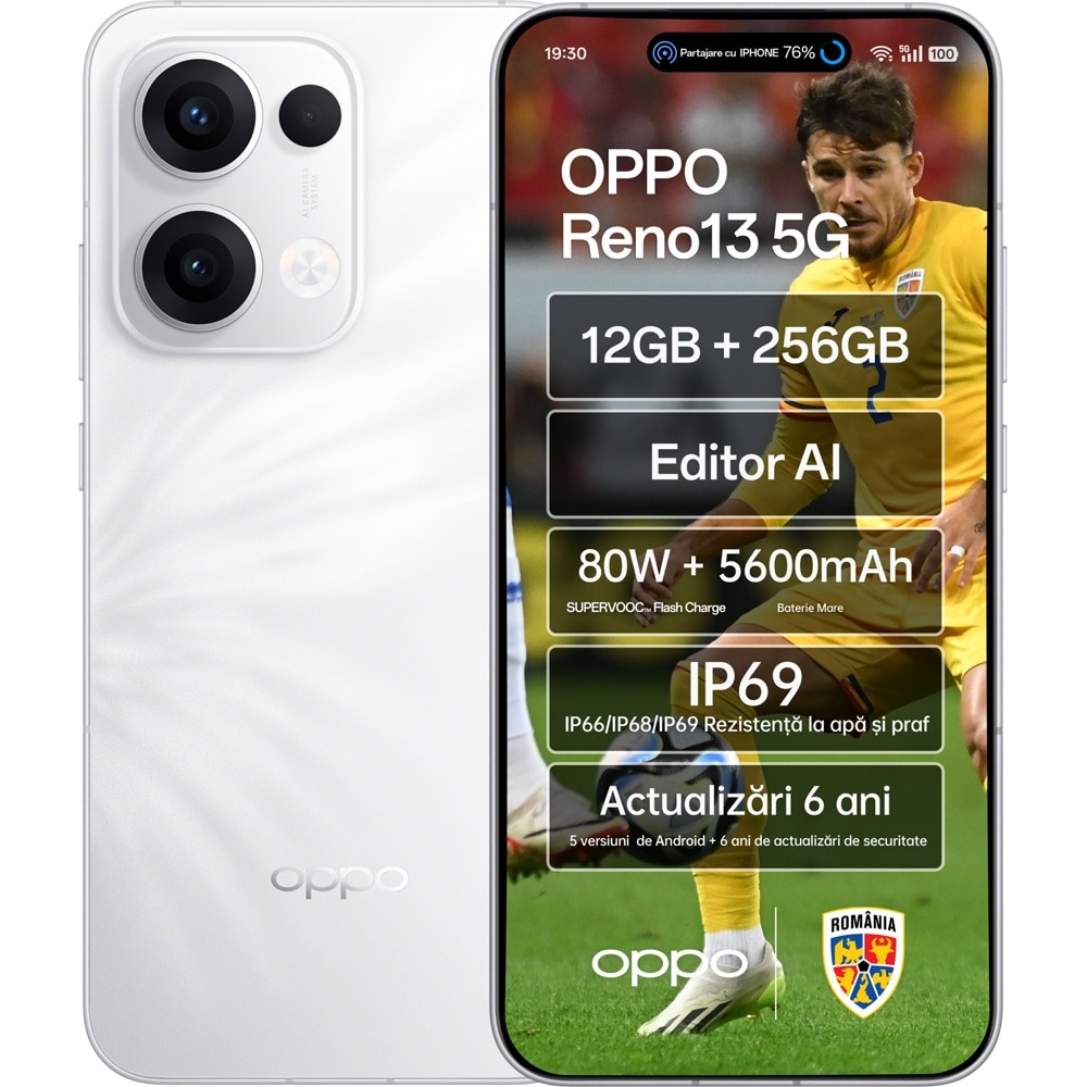 BF EXPRESS: Telefonul <b>OPPO Reno13 5G</b> cu 256GB stocare și 12GB