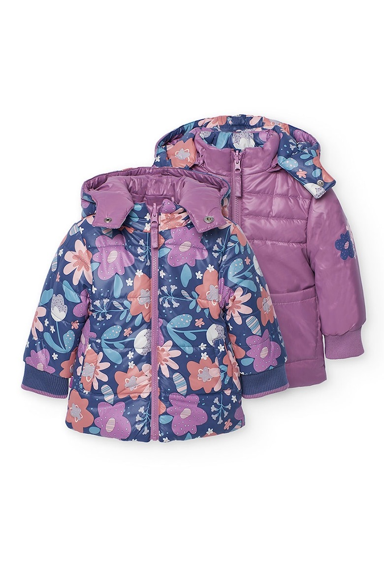 BF EXPRESS: <b>Geaca reversibilă</b> cu glugă și fermoar pentru fete