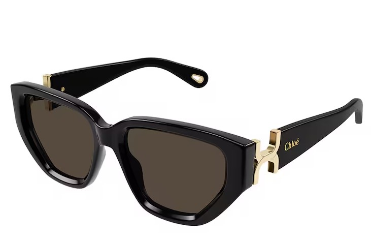 BF EXPRESS: Ochelarii de soare butterfly cu logo de la <b>Chlo</b>, cu