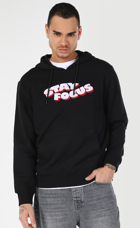 BF EXPRESS: Hanoracul <b>COLIN'S </b>din bumbac 100%, cu imprimeu text