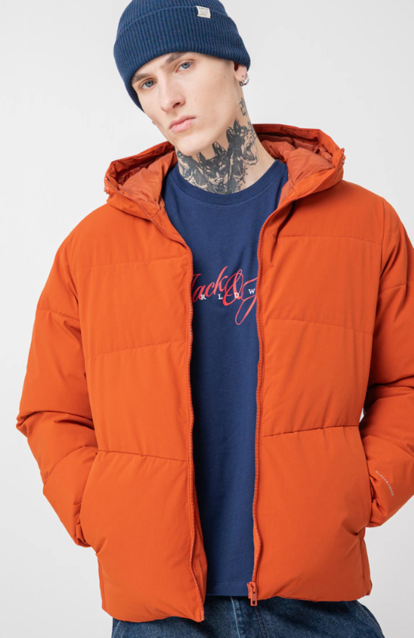 BF EXPRESS: Geaca cu glug i guler nalt de la <b>Jack &