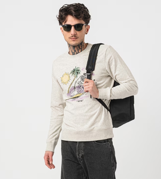 BF EXPRESS: Bluza de trening <b>Jack & Jones</b>, cu decolteu clasic